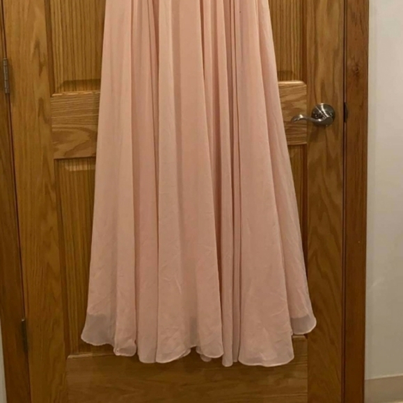 Jovani Sleeveless V Neck Gown W/ Lattice Details - Picture 15 of 15